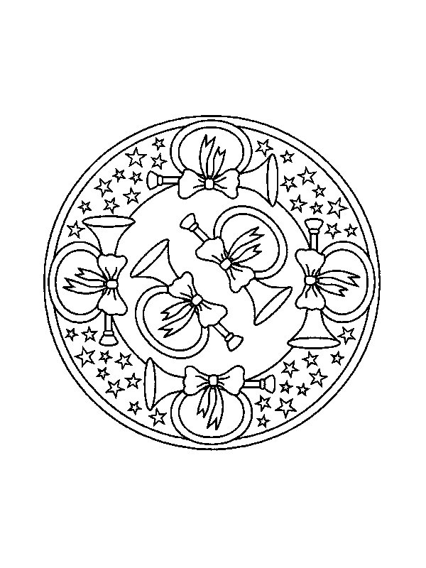 Plansa de colorat cu Craciun 301 226